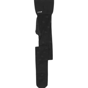 GANNI CALZA VELATA NERA