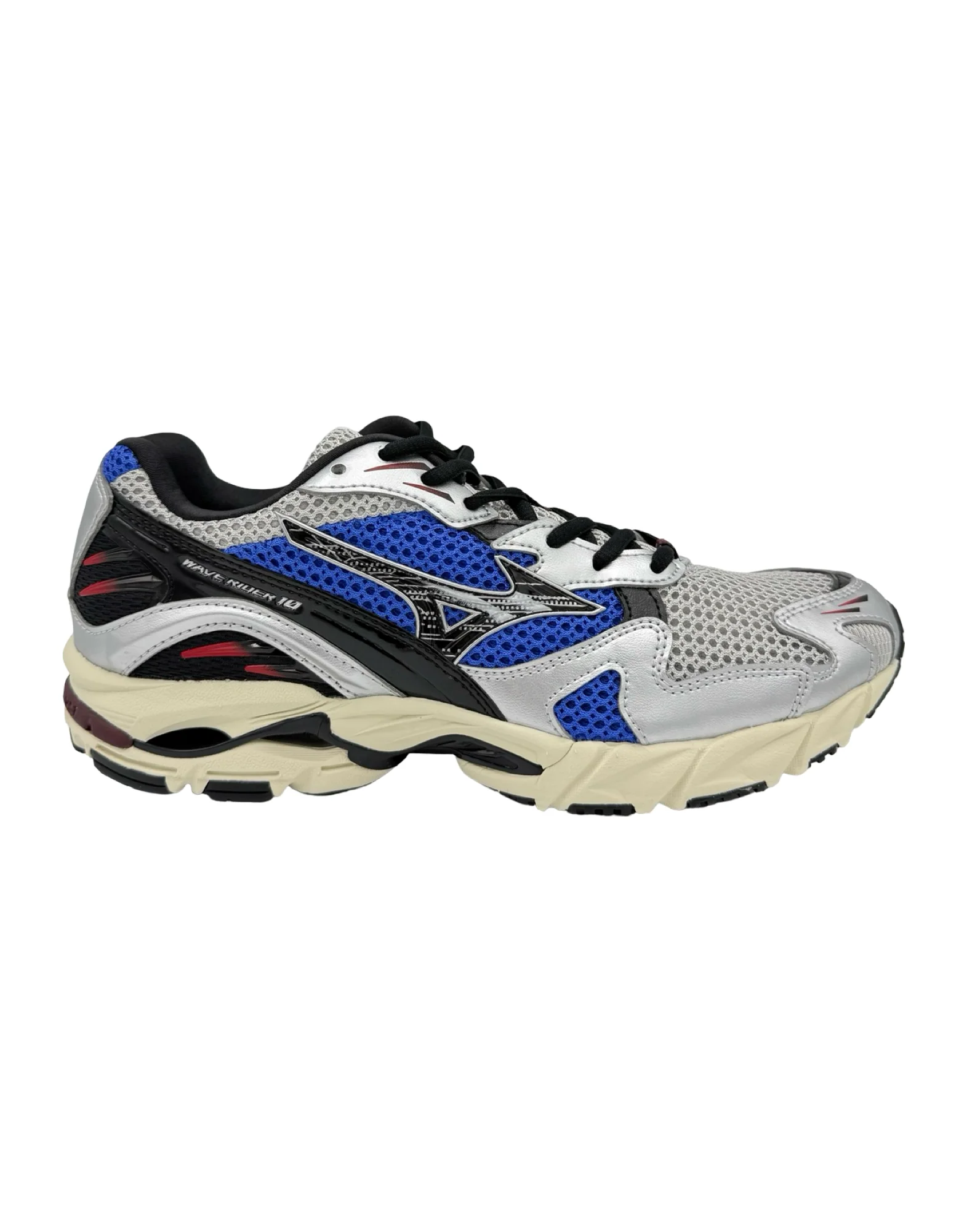 MIZUNO WAVE RIDER 10 HARBOR MIST/BLACK/DAZZLING BLU - immagine 2