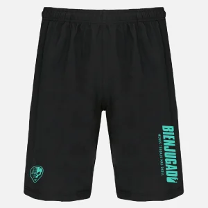 Short Bicolor Paquito - Black/Light Jade