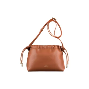 A.P.C. SAC NINON MINI NOCCIOLA