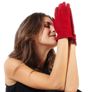 Cappellettoshop - Guanti pelle - Rosso