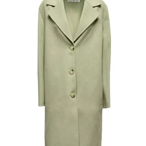 ACNE STUDIOS Cappotto Lana Double Verde