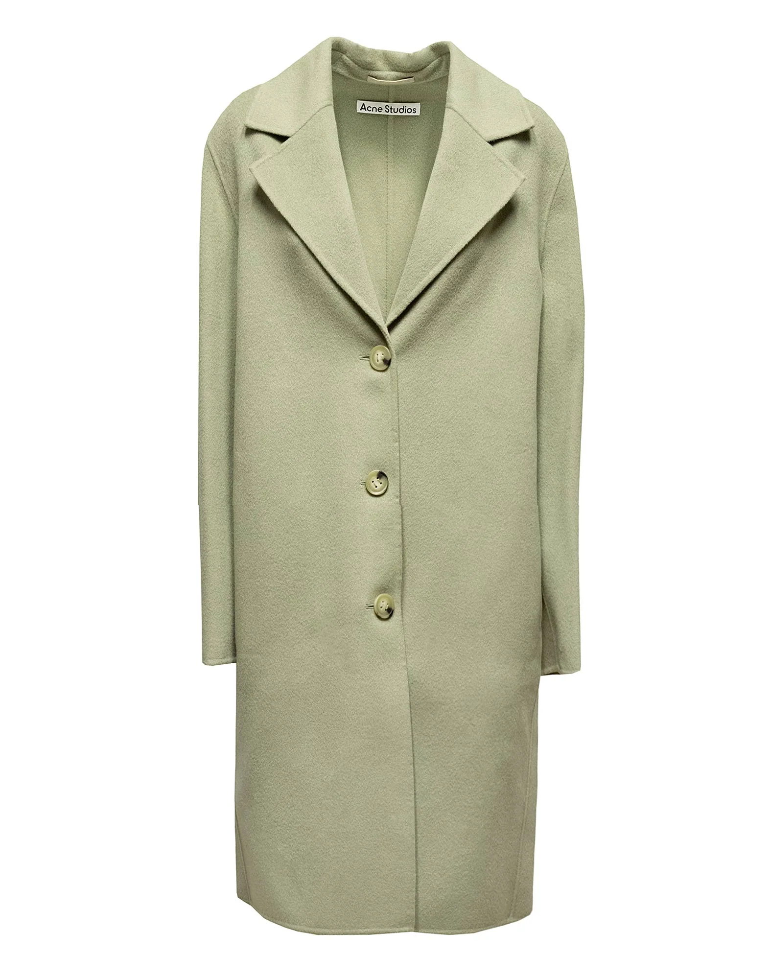 ACNE STUDIOS Cappotto Lana Double Verde