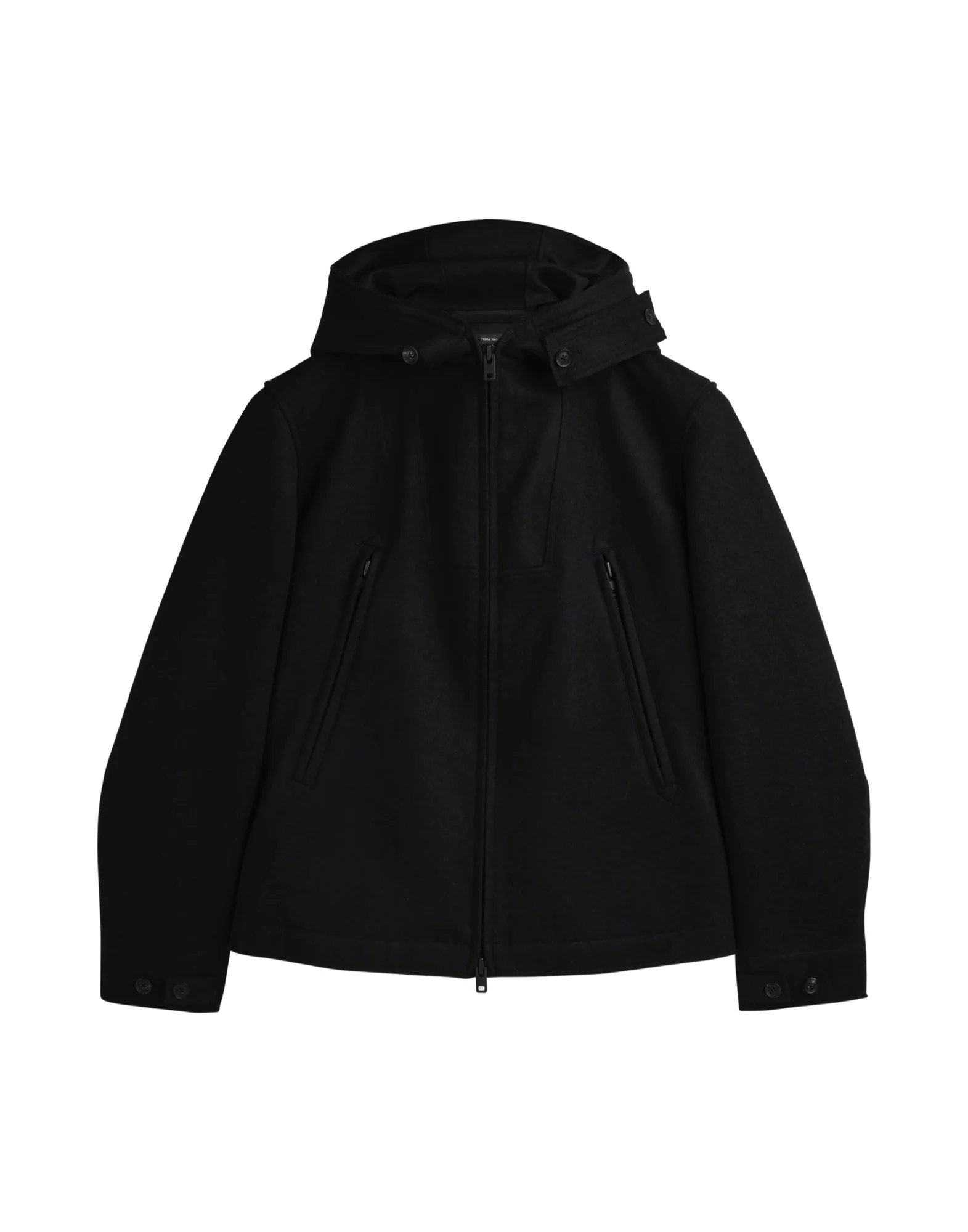 Y-3 GIACCA MELTON LANA NERO - immagine 2