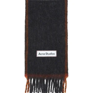 ACNE STUDIOS SCIARPA VALLY SOLID NERA