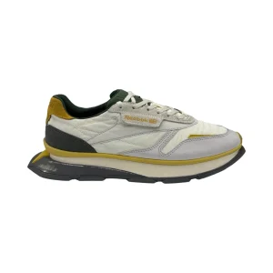 REEBOK CLASSIC LEATHER LTD GREY/YELLOW SPORT NYLON W