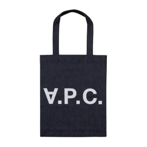 A.P.C. Tote Bag Denim con Logo