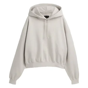 Y-3 HOODIE CROP LATTE