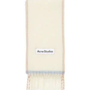 ACNE STUDIOS SCIARPA VALLY SOLID BIANCA