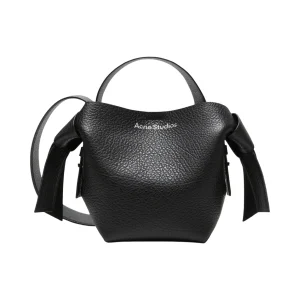 ACNE STUDIOS MUSUBI MINI GRAINY NERA