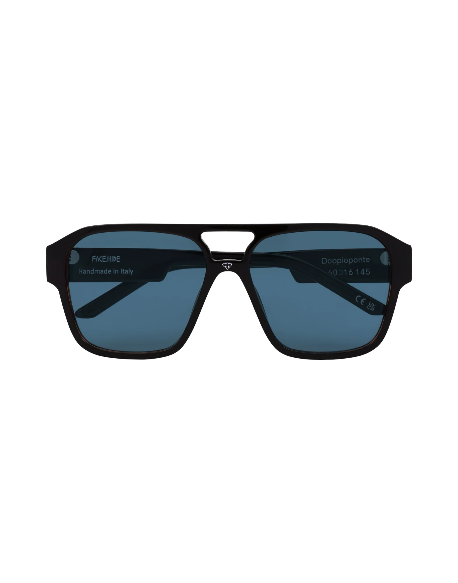 FACE HIDE DOPPIOPONTE BLACK/BLUE