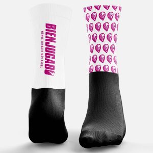 Calzini Padel White - Fucsia