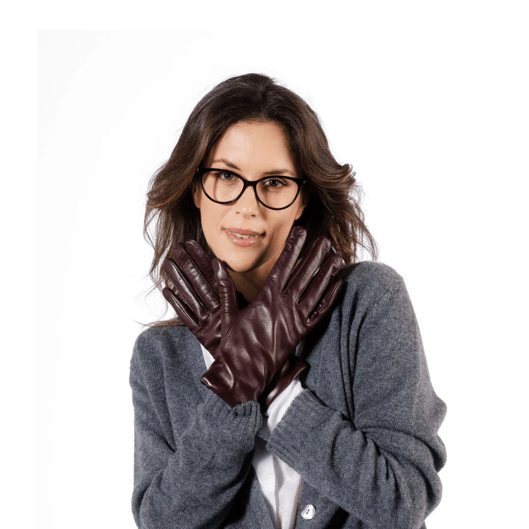 Cappellettoshop - Guanti - Piegolino - Bordeaux - immagine 2