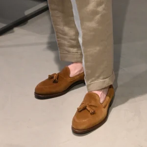 CROCKETT & JONES - Mocassino - Cavendish 2- 29376A - Camoscio Tabacco