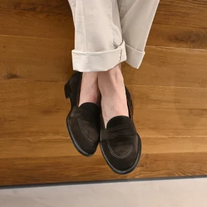 ALDEN - G9201 - Mocassino Full Strap - Dark Chocolate