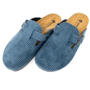 Pantofola uomo Bolzano fondo sughero blu scuro - M012BX