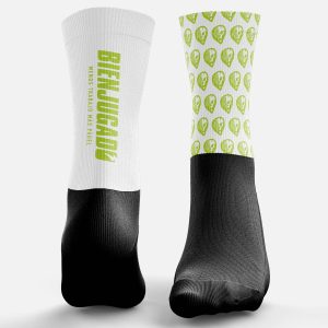 Calzini Padel White - Lime