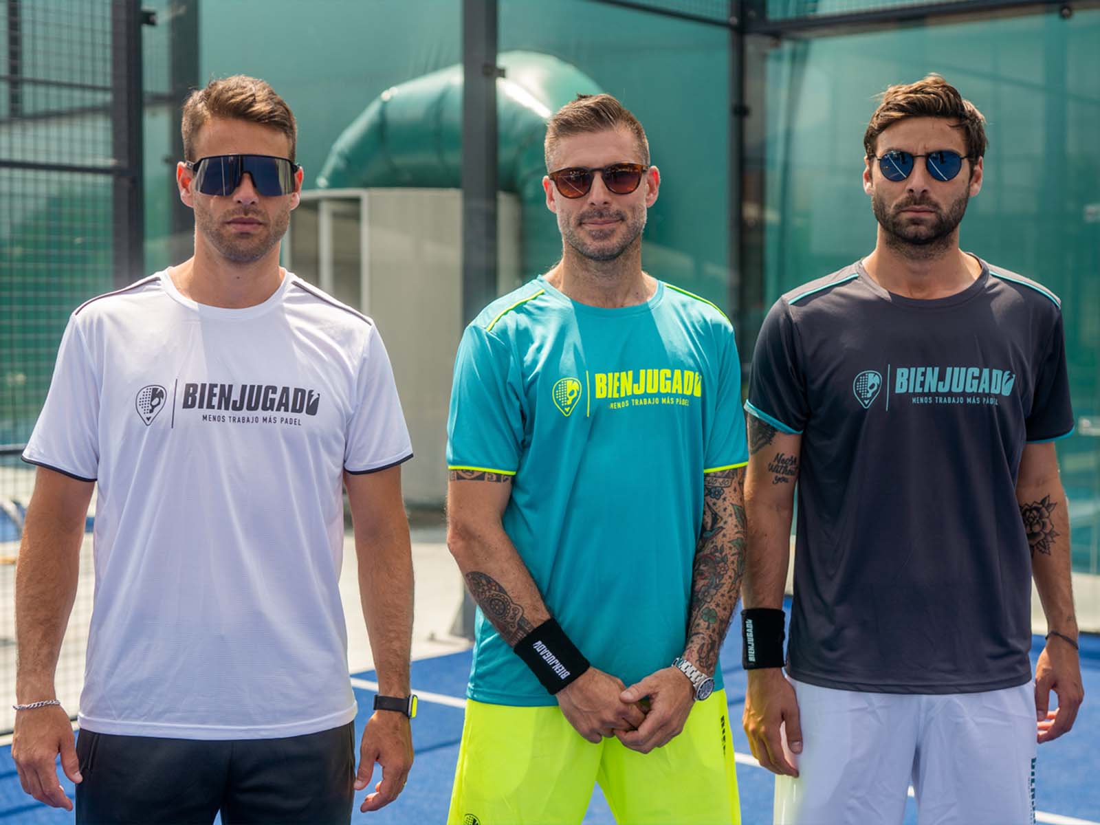 Short Bicolor Paquito - White/Light Jade - immagine 3