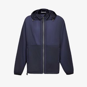 Blue Ripstop Windbreaker Jacket