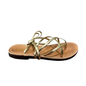 Sandalo infradito alla schiava platino - 3213