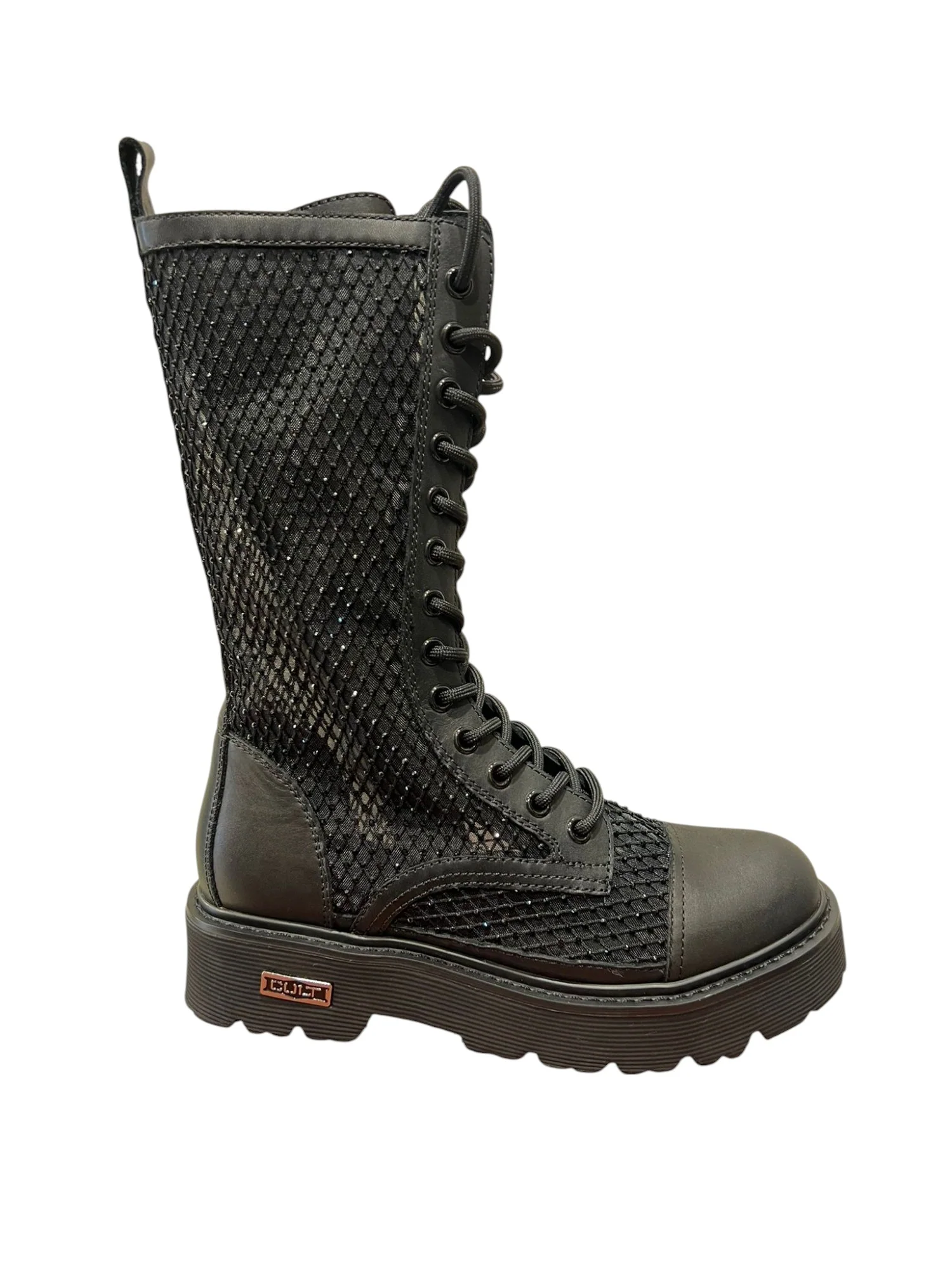 Anfibio nero con strass - CLW340