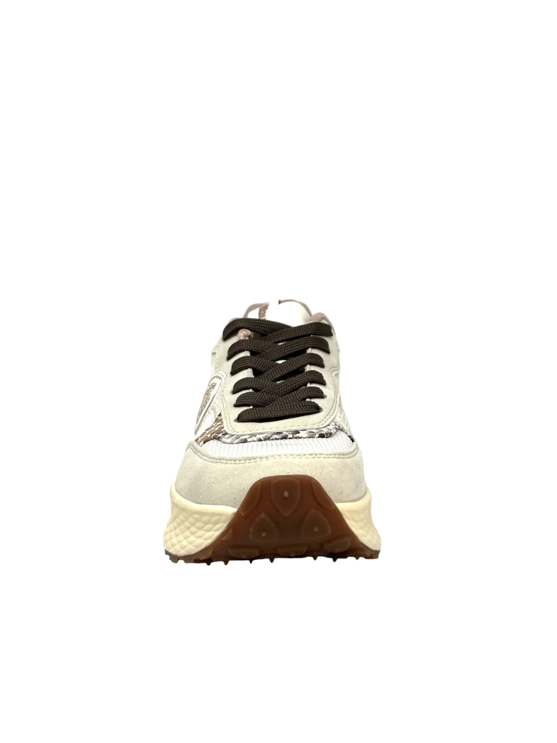 Sneaker cream/brown tessuto - LYNBRO - immagine 3