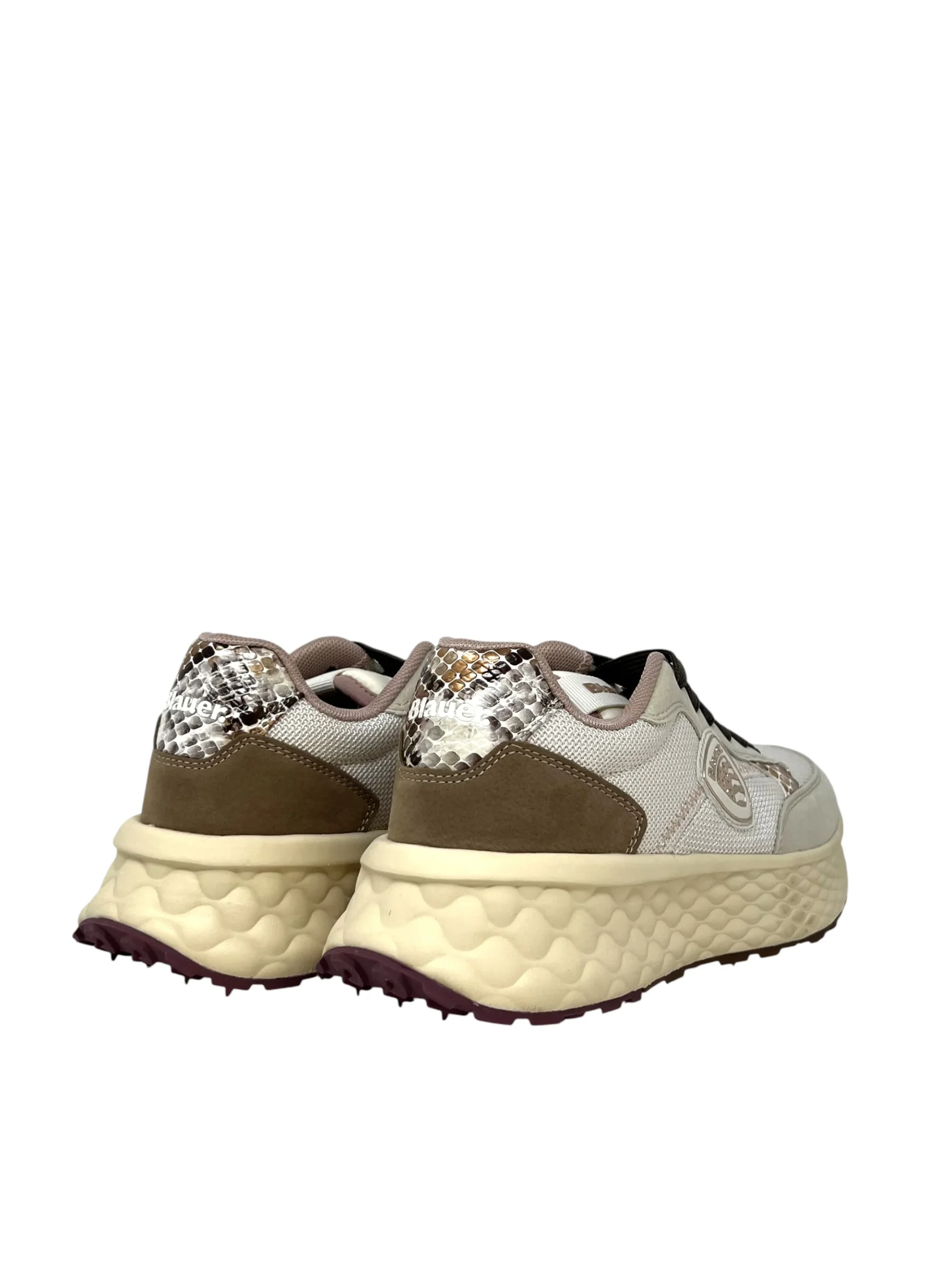 Sneaker cream/brown tessuto - LYNBRO - immagine 5