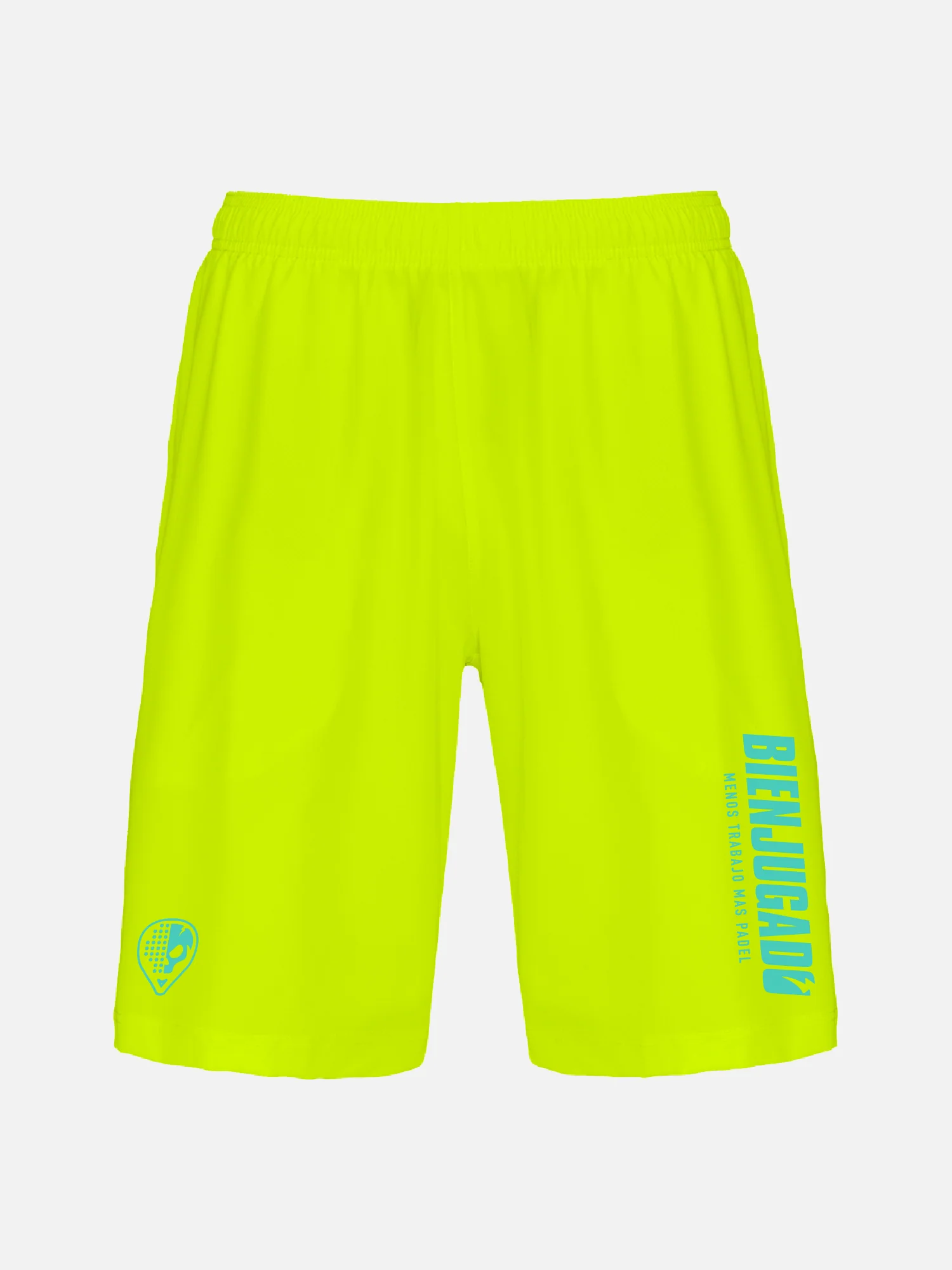 Short Bicolor Paquito - Yellow Fluo/Light Jade